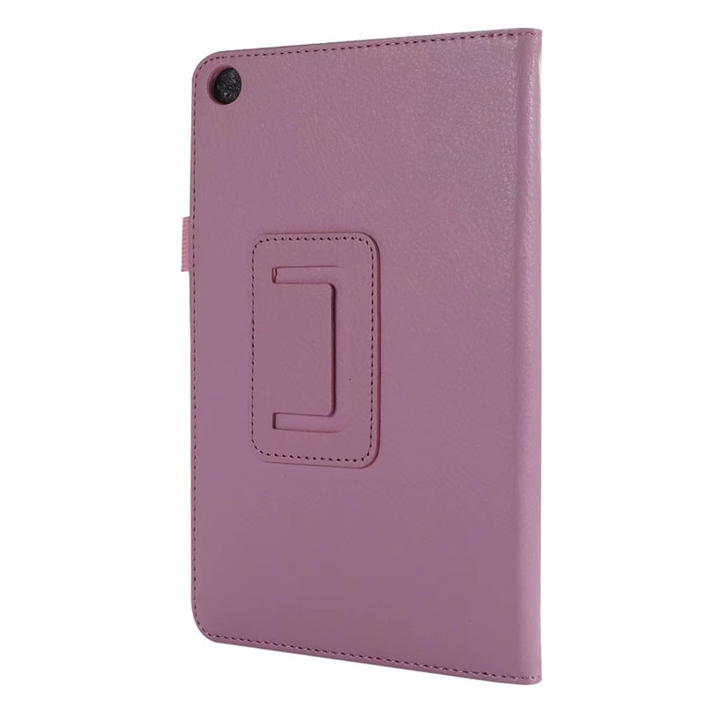 เคส Huawei MediaPad M5 Lite 8 #เคสฝาพับหนัง PU ผิวลิ้นจี่ Litchi Skin Leather Case