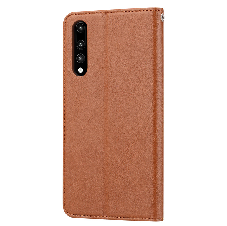 เคส Huawei P20 Pro #เคสฝาพับแบบกระเป๋าสตางค์หนัง PU มีช่องเสียบบัตรคุณภาพดี