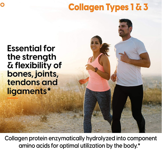 คอลลาเจน Collagen Types 1 and 3 with Peptan + C 240 Capsules (Doctor's Best®)