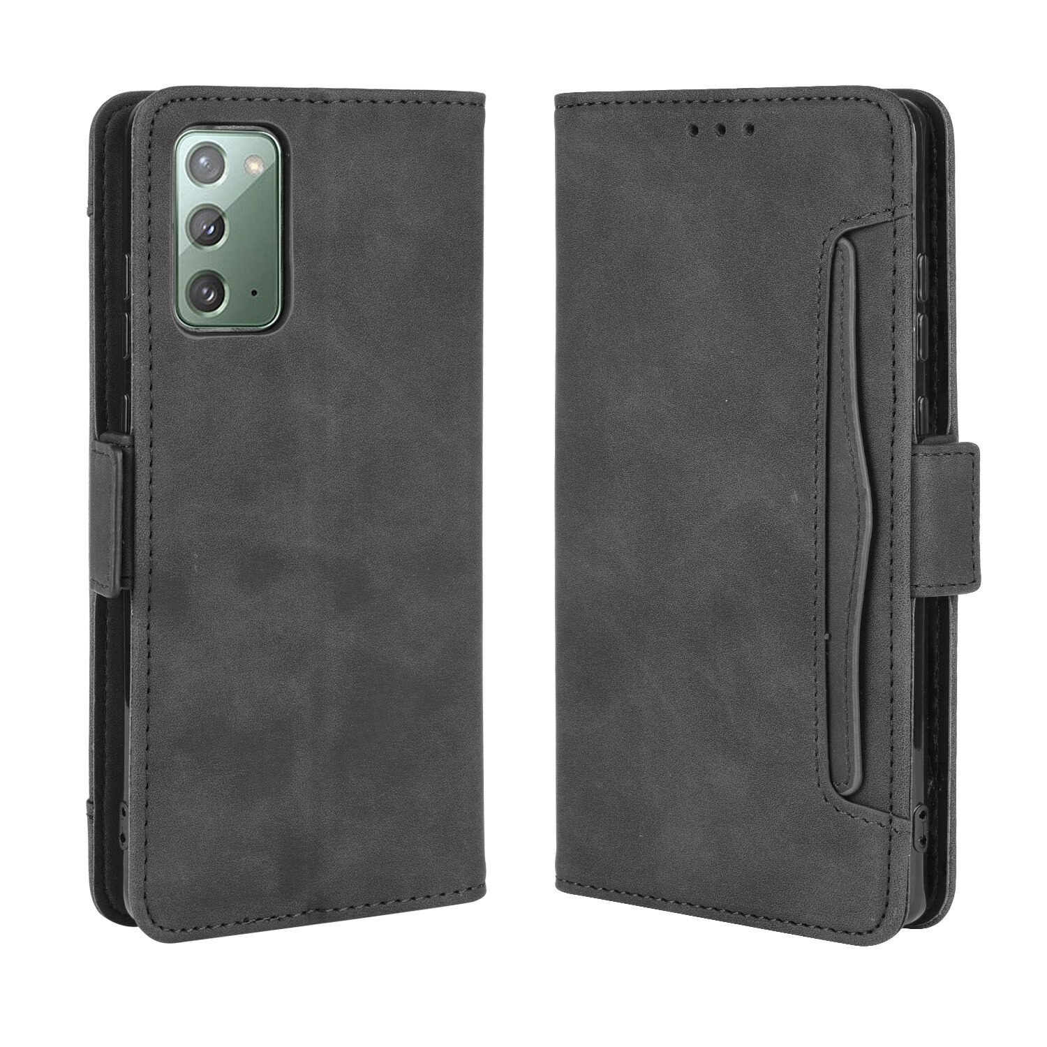 Case Samsung Galaxy S20 FE/S20 FE 5G #เคสฝาพับหนัง PU มีที่เสียบการ์ดหลายช่อง Multiple Card Slots PU Leather Cover