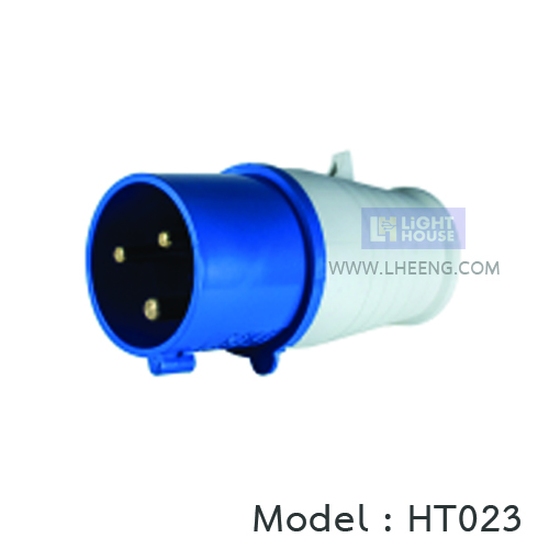 HT-023 "DAKO PLUG" ปลั๊กตัวผู้ 2P+E 32A 230V IP44
