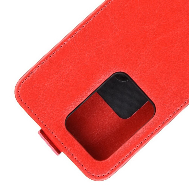 เคส Samsung Galaxy S20 Ultra / S20 Ultra 5G #เคสฝาพับหนัง PU Crazy Horse แนวตั้ง พร้อมช่องเสียบการ์ด
