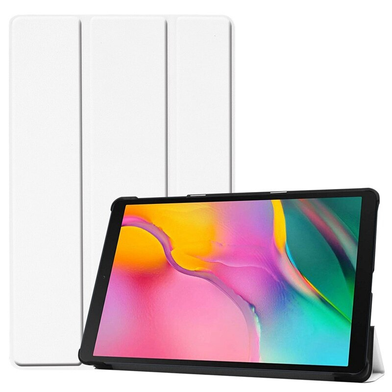 Case Samsung Galaxy TAB A 10.1 2019 SM-T510/SM-T515 #เคสฝาพับหนัง PU แบบ 3 พับ Tri-fold Stand Leather Smart Tablet