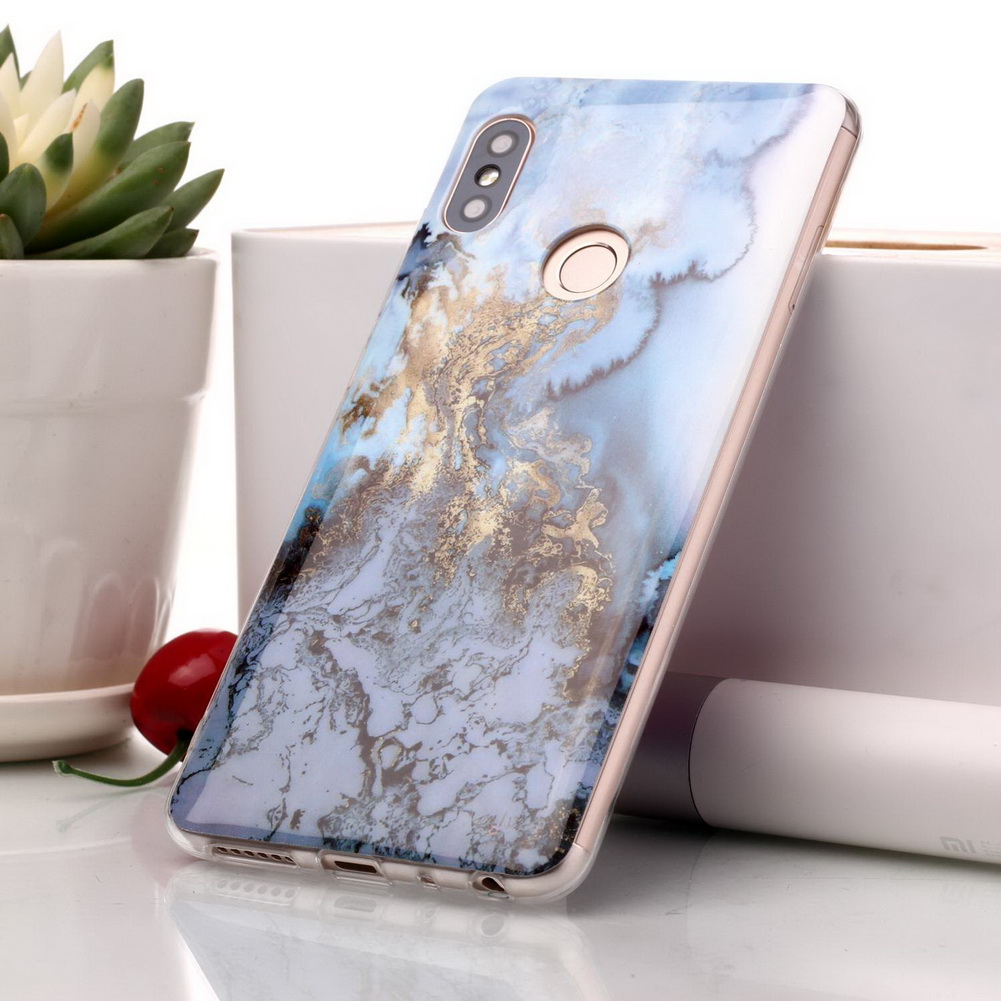 เคส Xiaomi Redmi Note 5 #เคสฝาหลังนิ่มลายหินอ่อน Marble Pattern IMD TPU