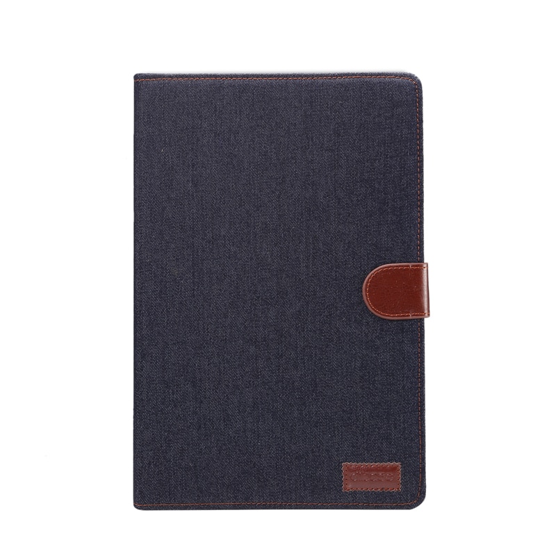 Case Huawei MediaPad M6 (10.8 inch) #เคสฝาพับหนัง PU ผิวยีนส์พับตั้งได้ Jeans Cloth Leather Wallet