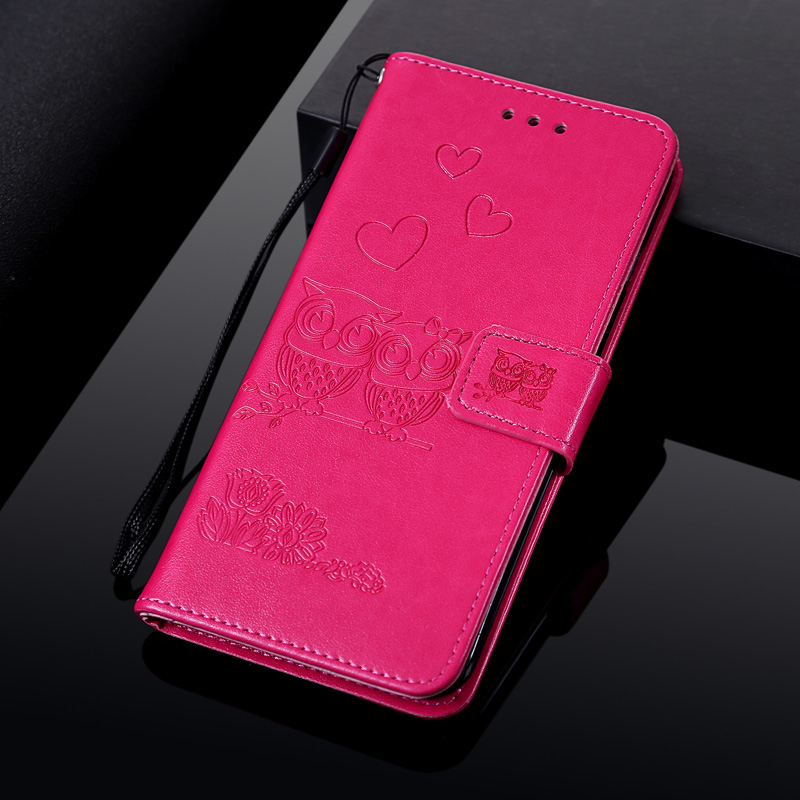 Case Samsung Galaxy A50 / A50s / A30s #เคสฝาพับหนัง PU ลายนกฮูกดอกไม้ Imprinted Flower Owl Leather Wallet