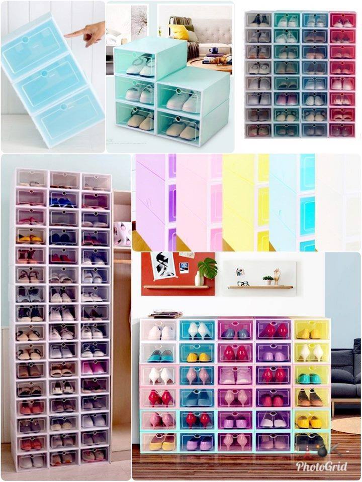 กล่องรองเท้า set 6 ใบ