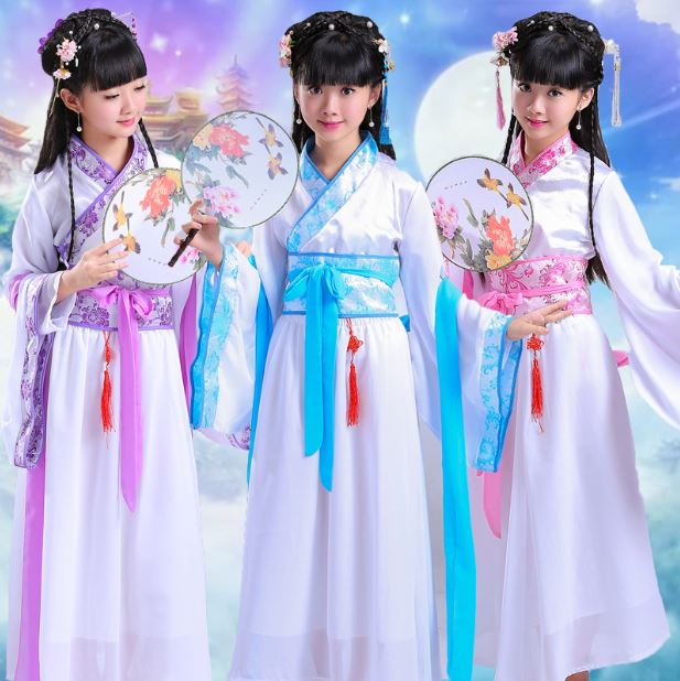ชุดเทพธิดา เด็กสาว นางฟ้าจีน 仙女古装衣服女童 Chinese Fairy Angel Girls Costumes