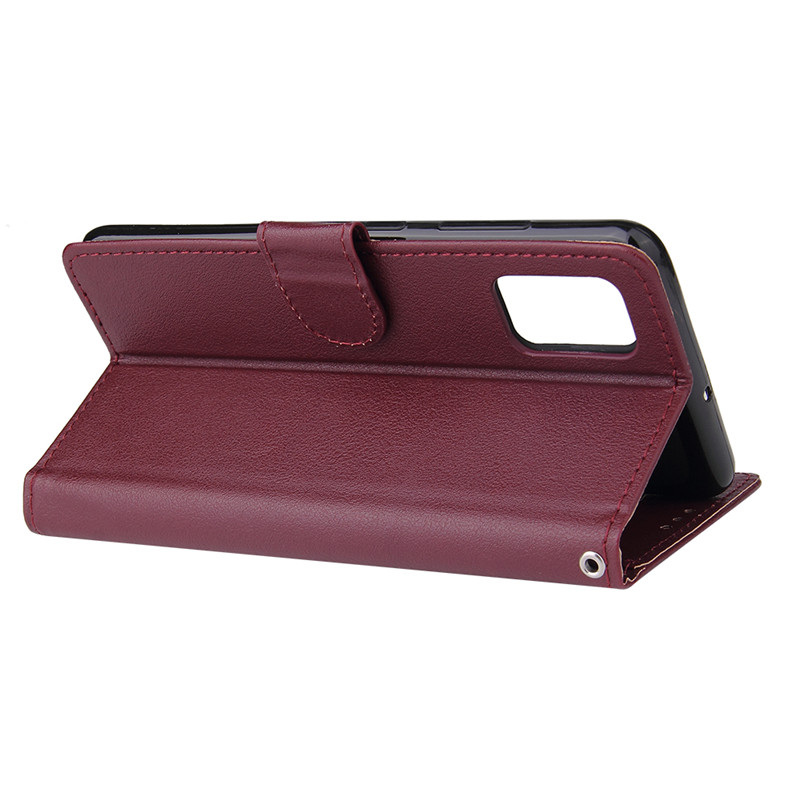 Case Samsung Galaxy A51 #เคสฝาพับหนัง PU แบบกระเป๋าสตางค์ Classic Wallet Leather Stand Phone Cover