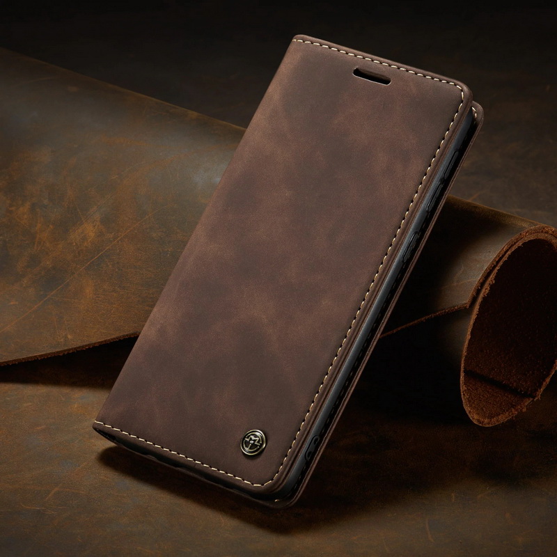 เคส Samsung Galaxy S21 Ultra #เคสฝาพับหนังกระเป๋าสตางค์ CASEME Auto-absorbed Leather Wallet
