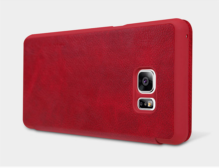 Case Samsung Galaxy Note FE/Fan Edition #เคสฝาพับ NILLKIN แท้รุ่น Qin Series คุณภาพดีราคาเบาๆสบายกระเป๋า