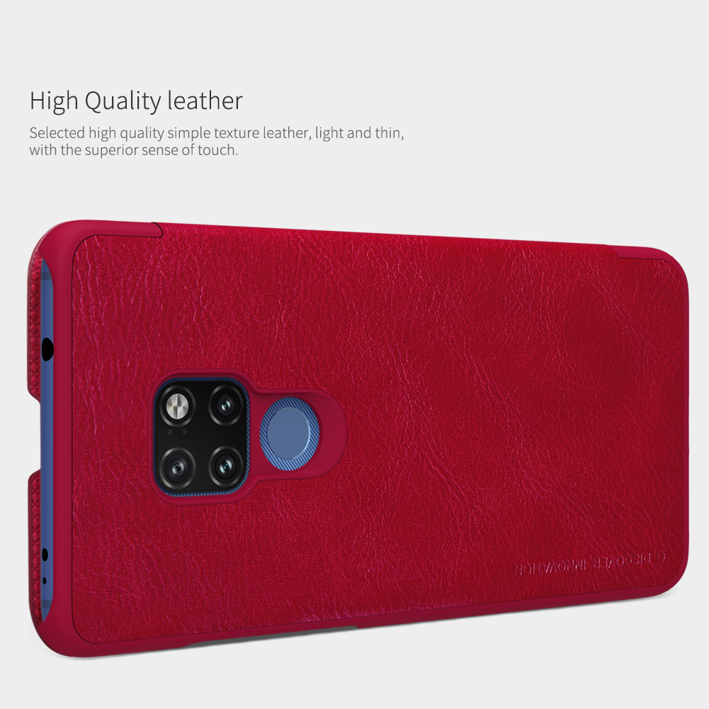 เคส Huawei Mate 20 #เคสฝาพับ NILLKIN แท้รุ่น Qin Series Card Slot คุณภาพดี