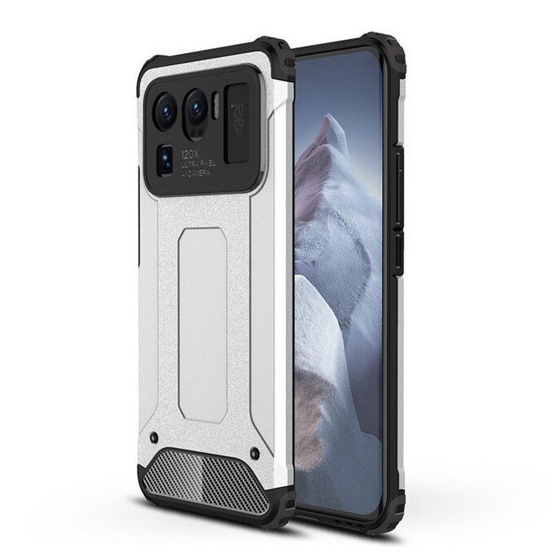Case Xiaomi Mi 11 Ultra #เคสฝาหลังเกราะป้องกัน ไฮบริด พลาสติก+TPU Heavy Duty Rugged Hybrid