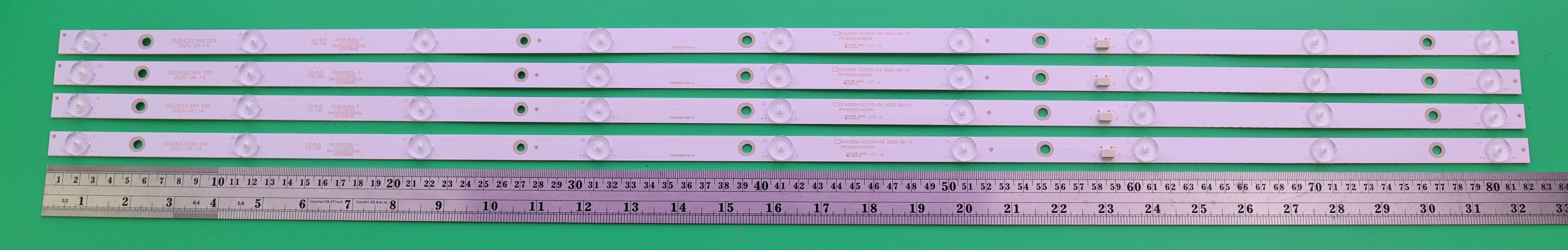 ACONATIC AN-43DF800SM :AN-LT4301 9LED X 4 แถว
