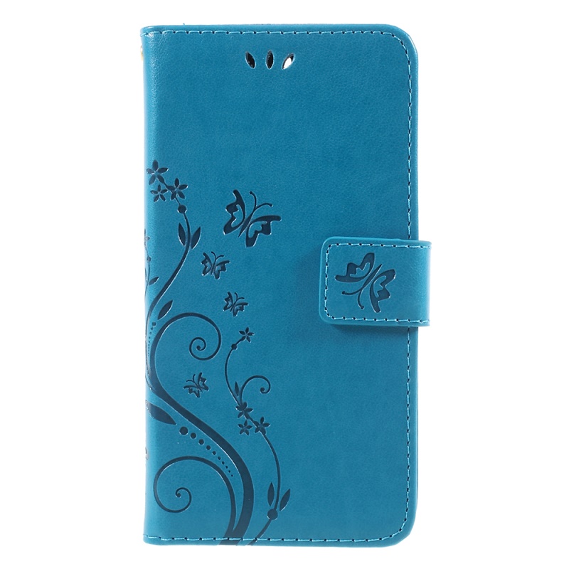 เคส Huawei Y3 (2017) #เคสแบบฝาพับหนัง PU สไตล์กระเป๋าสตางค์ลายผีเสื้อ