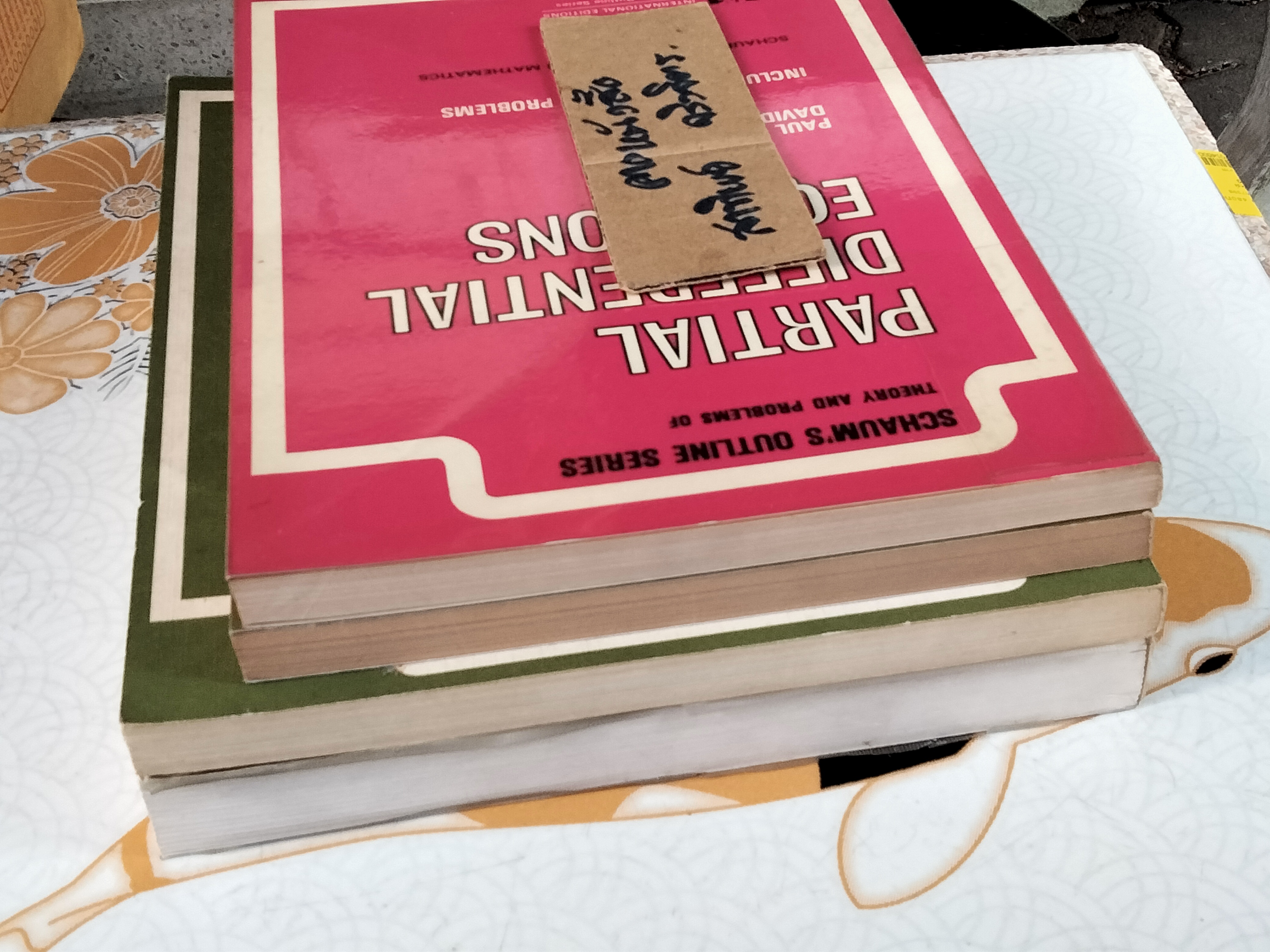 หนังสือชุด SCHAUM'S OUTLINE SERIES Theory and problems (ขายรวม 4 เล่ม) **สินค้าหมด**