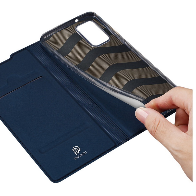 Case Samsung Galaxy Note 20 / Note 20 5G #เคสฝาพับหนัง PU DUX DUCIS Skin Pro Series Auto-absorbed PU Leather คุณภาพดี