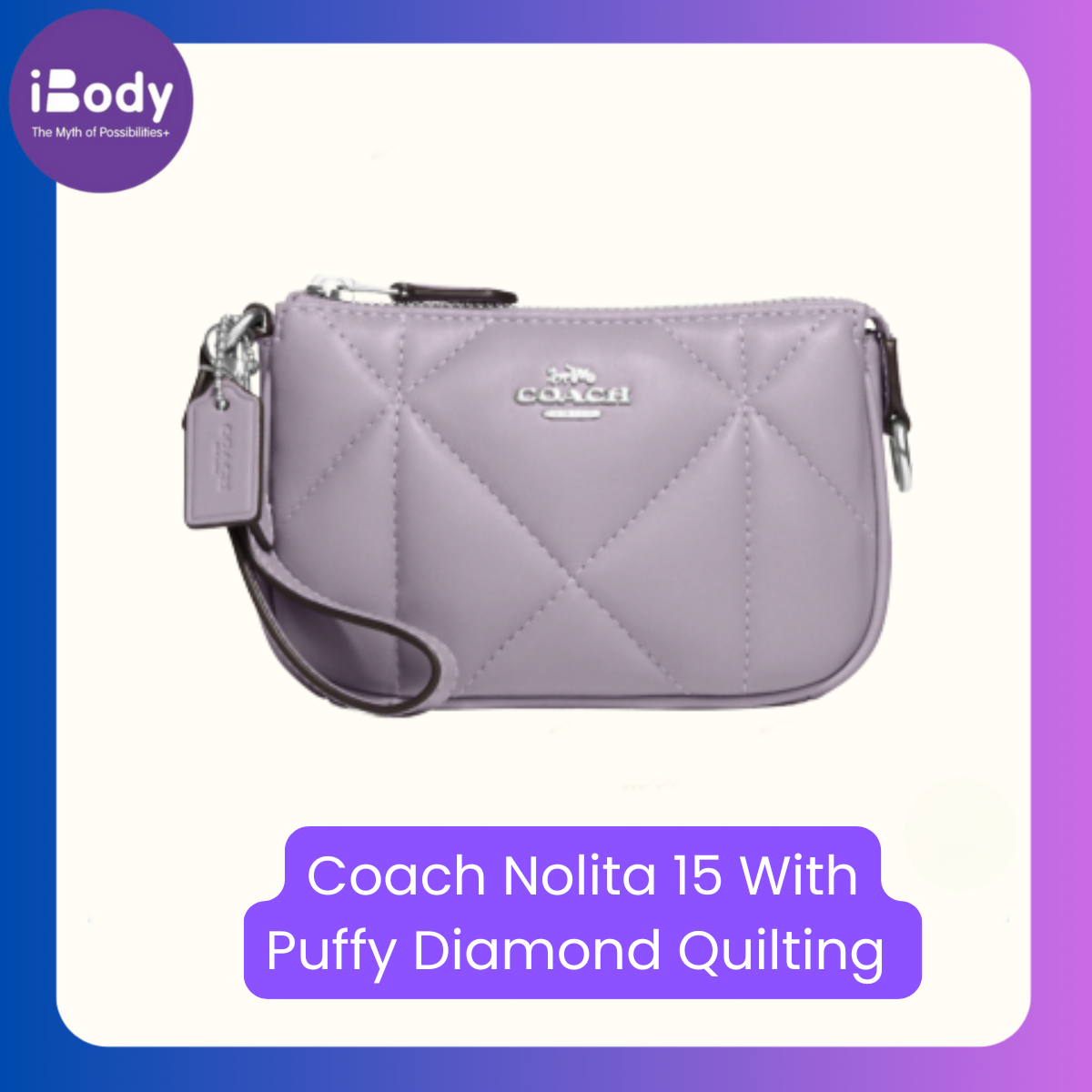 Coach Nolita 15 With Puffy Diamond Quilting กระเป๋า Coach Nolita 15 หนังเย็บลายเพชรพอง