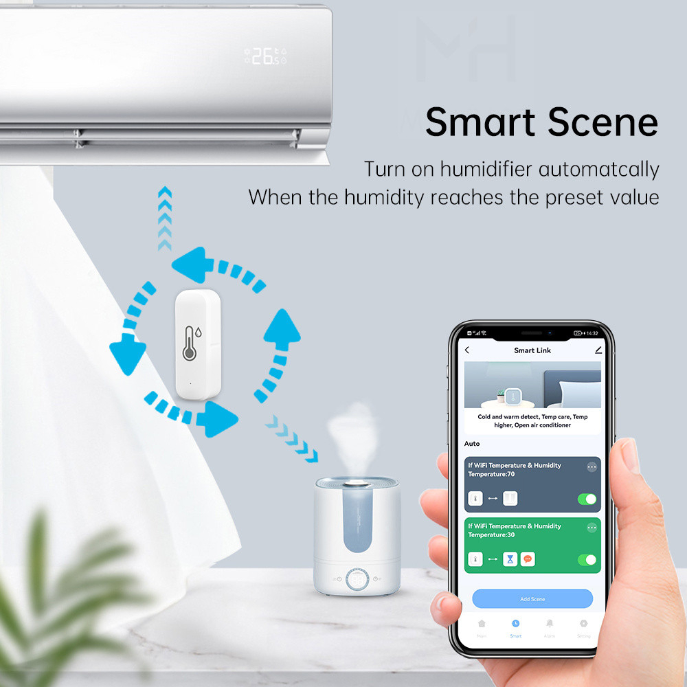 ชุด Temp/Humidity sensor ผ่าน App Tuya