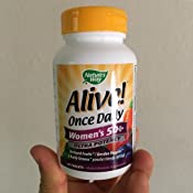 (Pre Order) Nature's Way® Alive!® Once Daily Women's 50+ Multi-Vitamin 60 Tablets Premium Formula - Ultra Potency วิตามินสำหรับผู้หญิงวัย 50+ ที่สมบูรณ์ที่สุด รวมสารอาหารกว่า 60 ชนิด