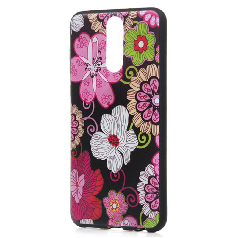 Case Huawei nova 2i #เคสฝาหลังTPU เนื้อสีดำพิมพ์ลายน่ารักๆ