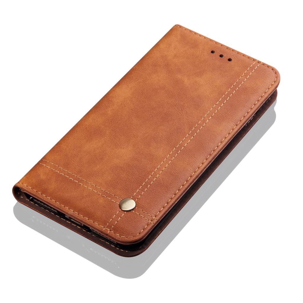 เคส Xiaomi Pocophone F1 #เคสฝาพับหนัง PU Crazy Horse Texture Retro Leather Auto-absorbed Wallet คุณภาพดี