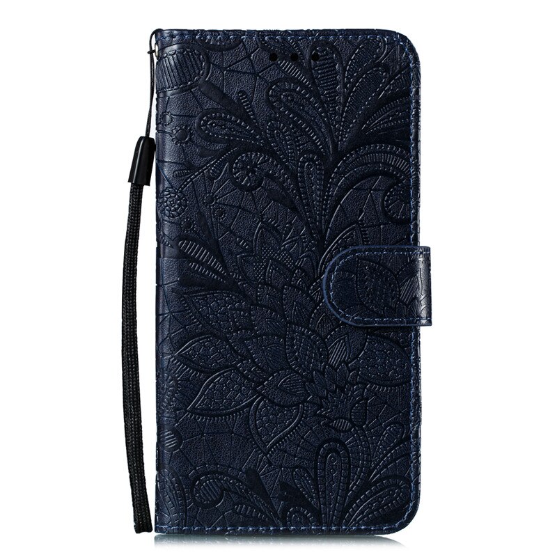 Case Samsung Galaxy Note 10 Lite #เคสฝาพับหนัง PU ผิวลายนูน Embossed Flower Leather Wallet