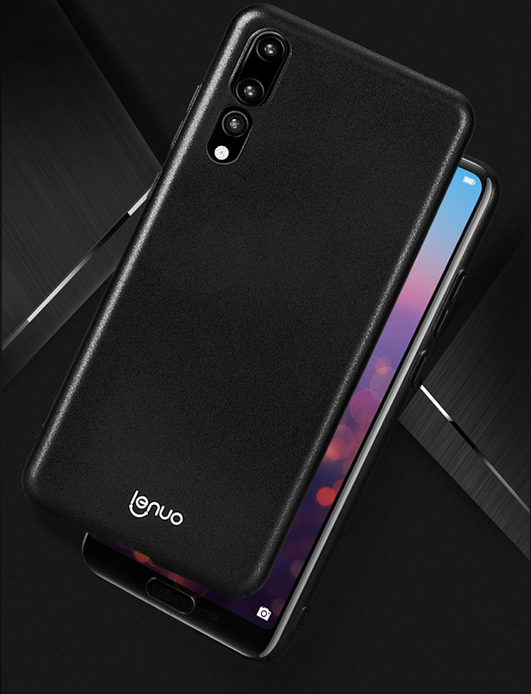 เคส Huawei P20 Pro #เคสแบบฝาหลัง LENUO Leshield Series Silky Touch Rubberized Hard PC