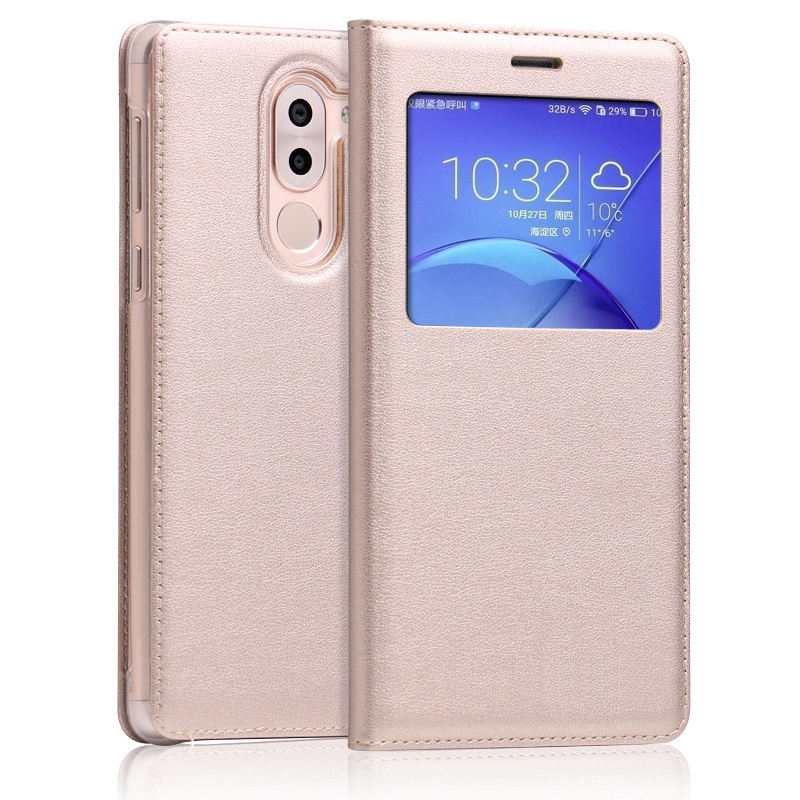 Case Huawei GR5 2017 เคสฝาพับ หนัง PU มีช่องวิว