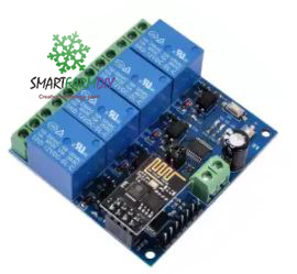 ESP8266 ESP-01 Module WIFI 4ช่อง โมดูลรีเลย์WIFI