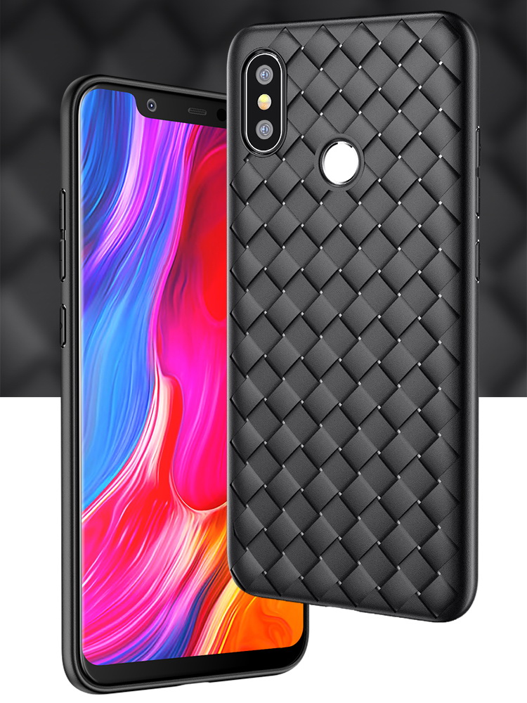 Case Xiaomi Mi 8 (6.21 นิ้ว) #เคสฝาหลัง TPU BENKS Woven Pattern Heat Dissipation รูปแบบการทอช่วยระบายความร้อน