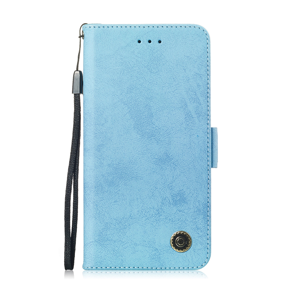เคส Samsung Galaxy J4+ #เคสฝาพับแบบกระเป๋าสตางค์ Retro Style PU Leather Wallet