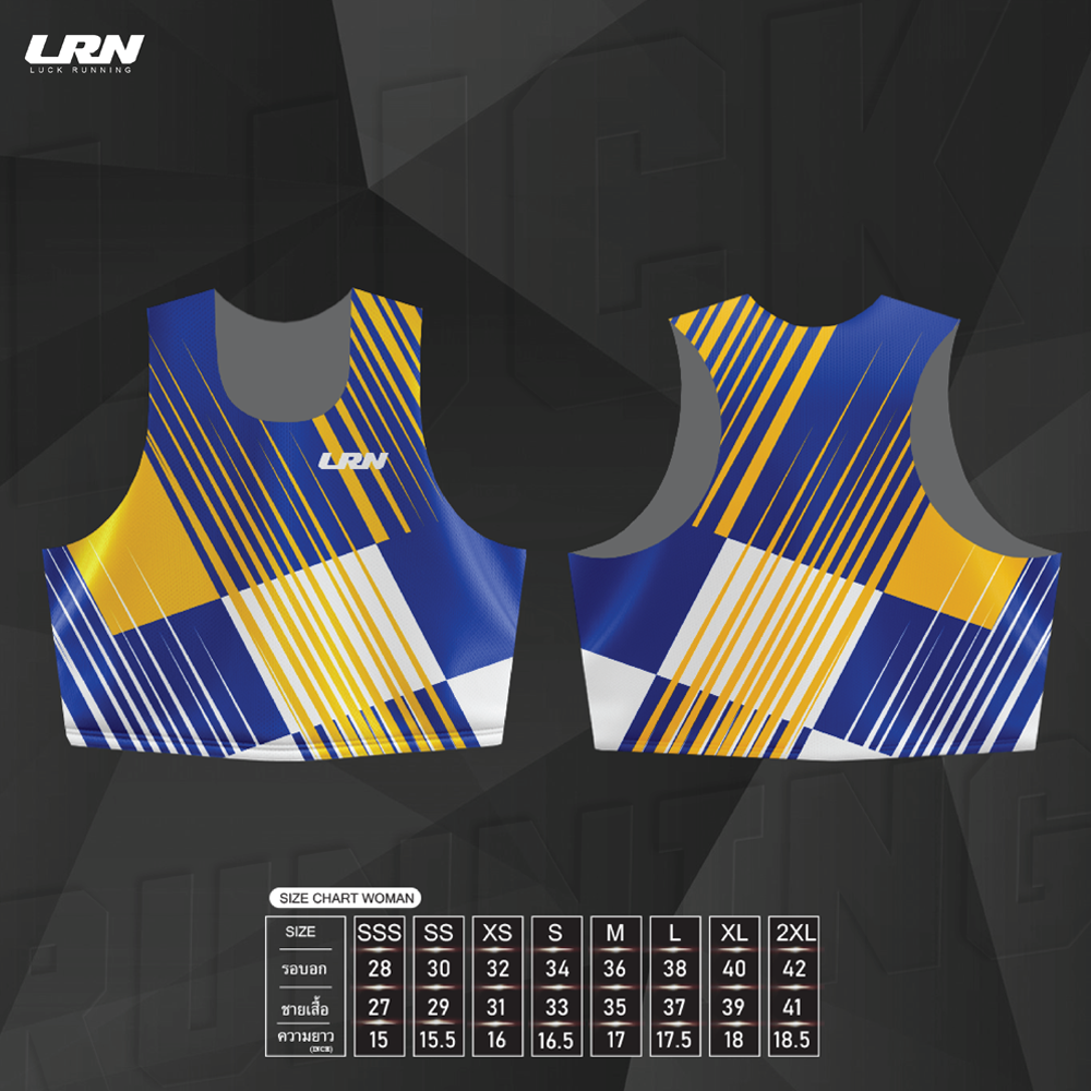 เสื้อกล้าม Crop woman ผ้า Air Flow Plus สำหรับวิ่งมาราธอน (AP07-04)