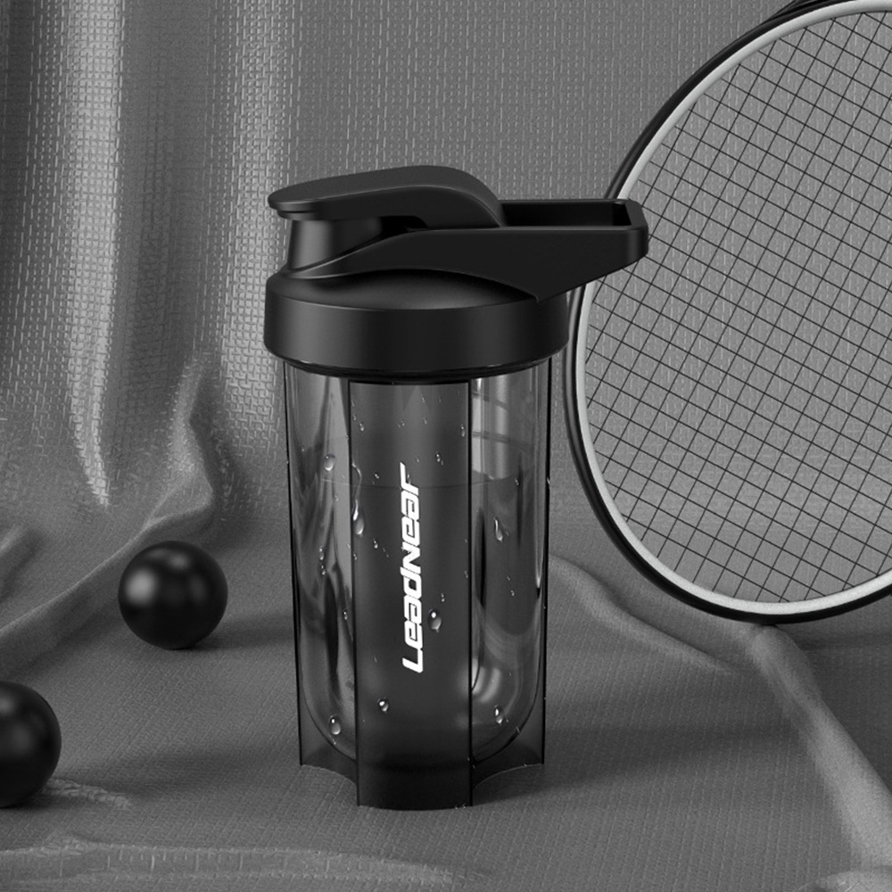 ขวดน้ำพกพาขนาด 500 600 700 ml ฟรีตะกร้อเขย่าในขวดน้ำและชุดอุปกรณ์ทำความสะอาด 1ชุด (L23)