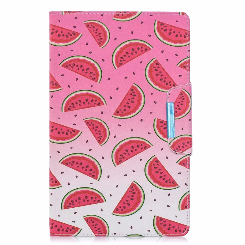 Case Samsung Galaxy Tab S5e SM-T720 / SM-T725 #เคสฝาพับพิมพ์ลาย Pattern Printing Wide Clasp Stand Wallet Flip Leather