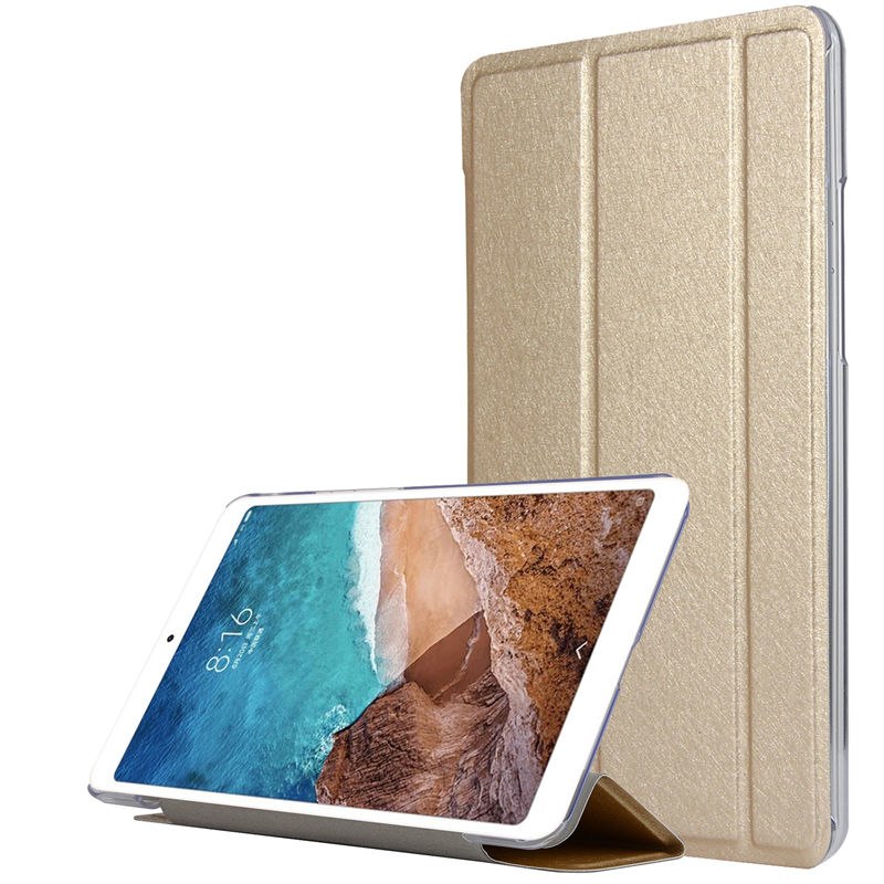 เคส Xiaomi Mi Pad 4 #เคสฝาพับแบบ 3 พับ Tri-fold Stand Leather Flip สีสันสวยงาม