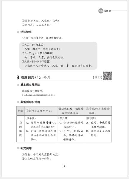 คู่มือการเรียนไวยากรณ์ภาษาจีนมาตรฐาน ระดับกลาง 国际中文教育中文水平等级标准·语法学习手册（中等）Chinese Proficiency Grading Standards for International Chinese Language Education· Grammar Learning Manual（Intermediate Level）