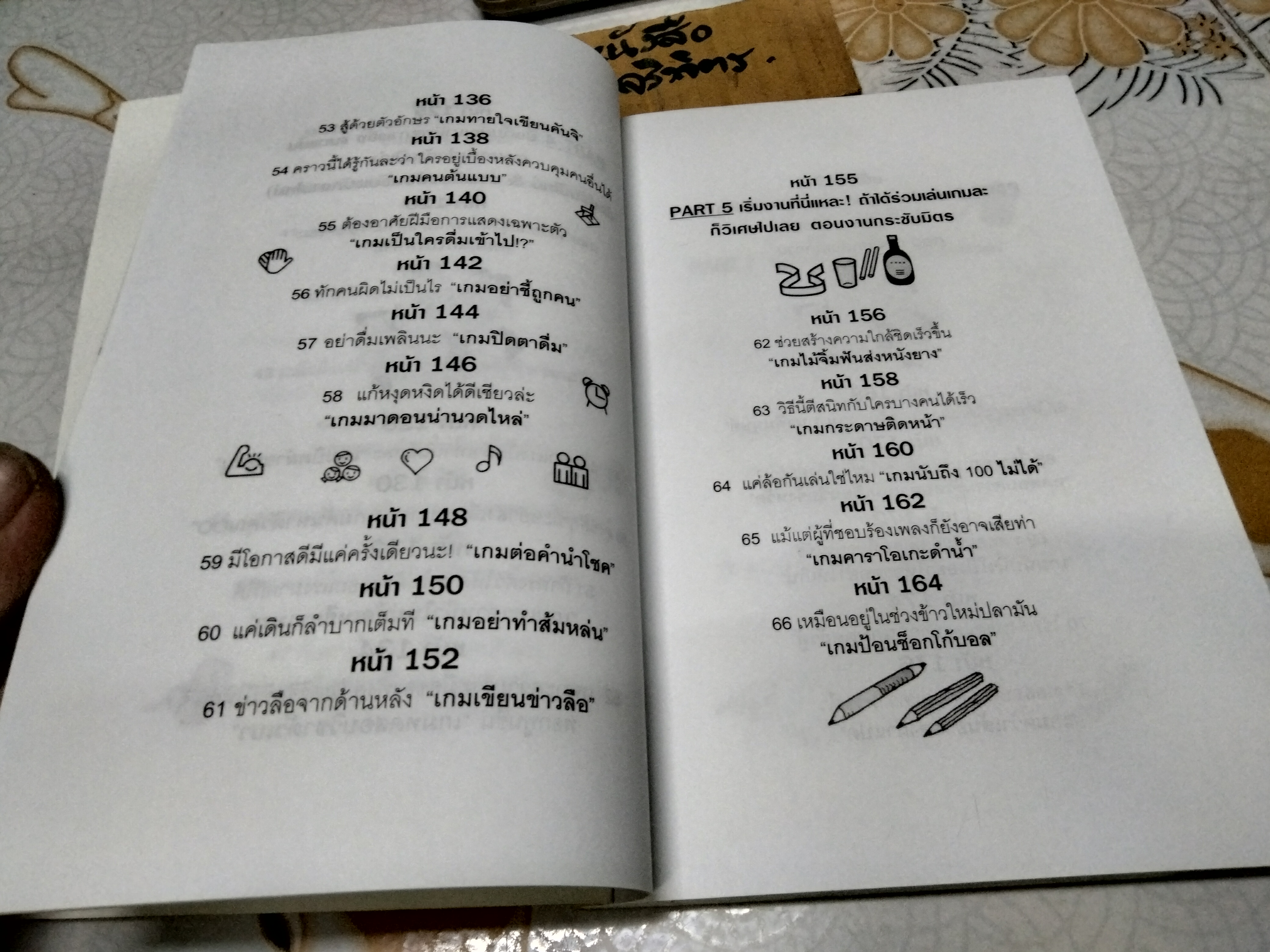 หนังสือ เล่นเกมงานเลี้ยง - พนิดา กุลประสูติดิลก แปล , พิมพ์ครั้งแรก 2545