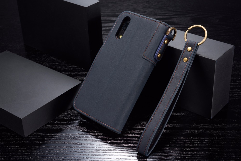 Case Huawei P20 Pro #เคสฝาพับหนังแยกแบบกระเป๋าสตางค์สไตล์ย้อนยุคพับตั้งได้ Retro Style Split Leather Wallet