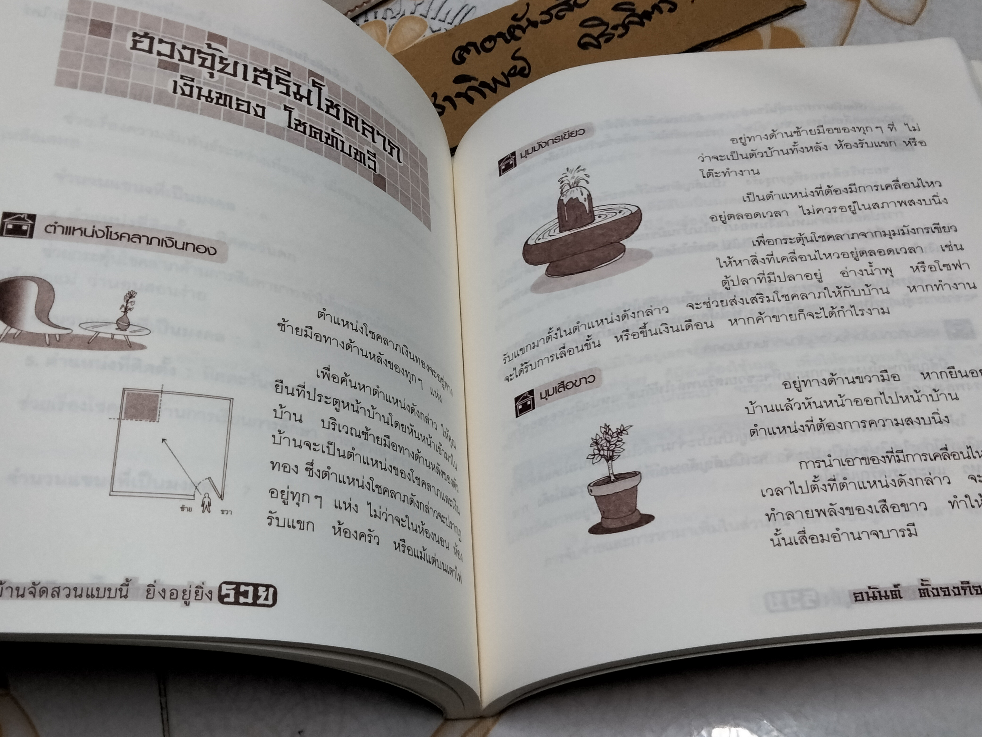 จัดบ้านจัดสวนแบบนี้ ยิ่งอยู่ยิ่งรวย โดย อนันต์ ตั้งจงกิจเจริญ พิมพ์ปี พ.ศ. 2550