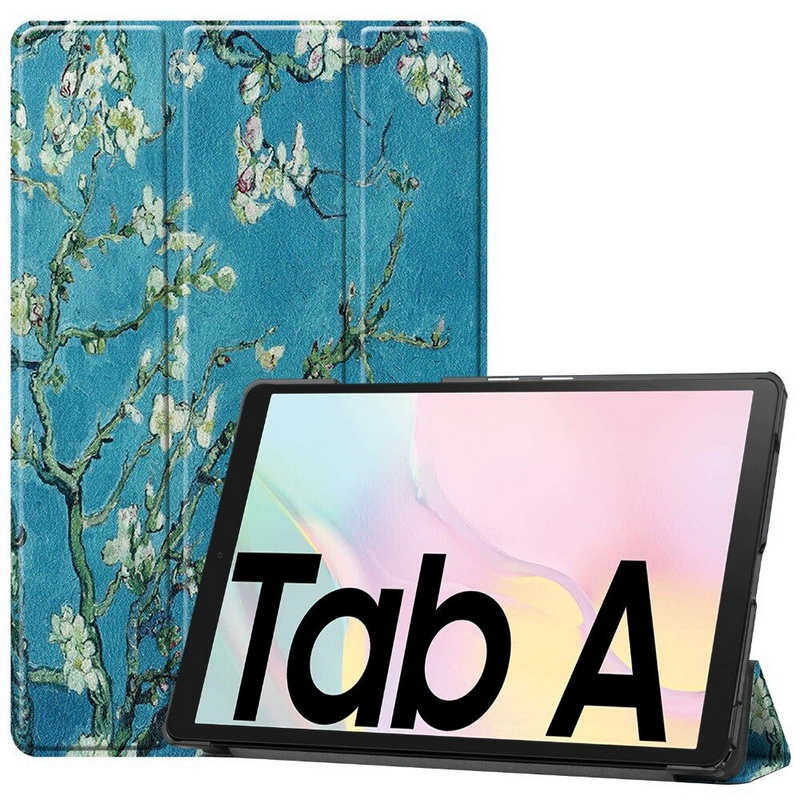 เคส Samsung Galaxy Tab A7 10.4" 2020 (T500,T505,T507) #เคสแบบฝาพับหนัง PU พิมพ์ลาย Patterned Tri-fold Stand Leather Case