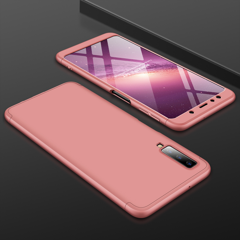 Case Samsung Galaxy A7 (2018) #เคสฝาหลังพลาสติกแข็ง GKK Detachable All-wrapped Matte แยกชิ้นได้