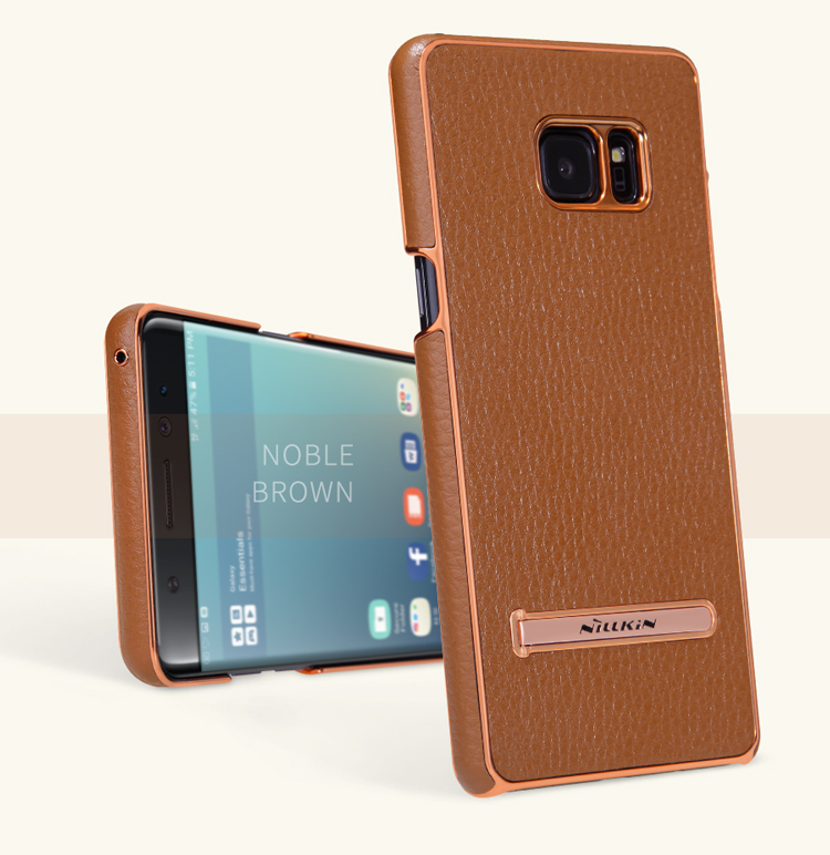 Case Samsung Galaxy Note FE #เคสฝาหลัง NILLKIN M-JARL ซีรีส์ หนังหุ้มพลาสติกแข็งพร้อมขาตั้ง