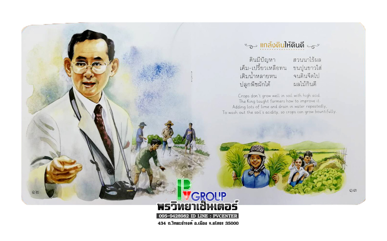 หนังสือสอนเด็กเพิ่มพูลทักษะ (คิดแบบในหลวง)