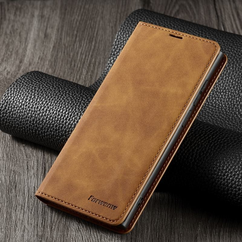 Case Samsung Galaxy S22+ 5G #เคสฝาพับแบบกระเป๋าสตางค์ FORWENW Leather Wallet Case