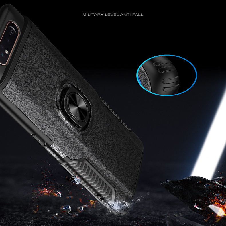 Case Samsung Galaxy A80 #เคสฝาหลัง Hybrid Hybrid PC + TPU มีแหวนนิ้ว