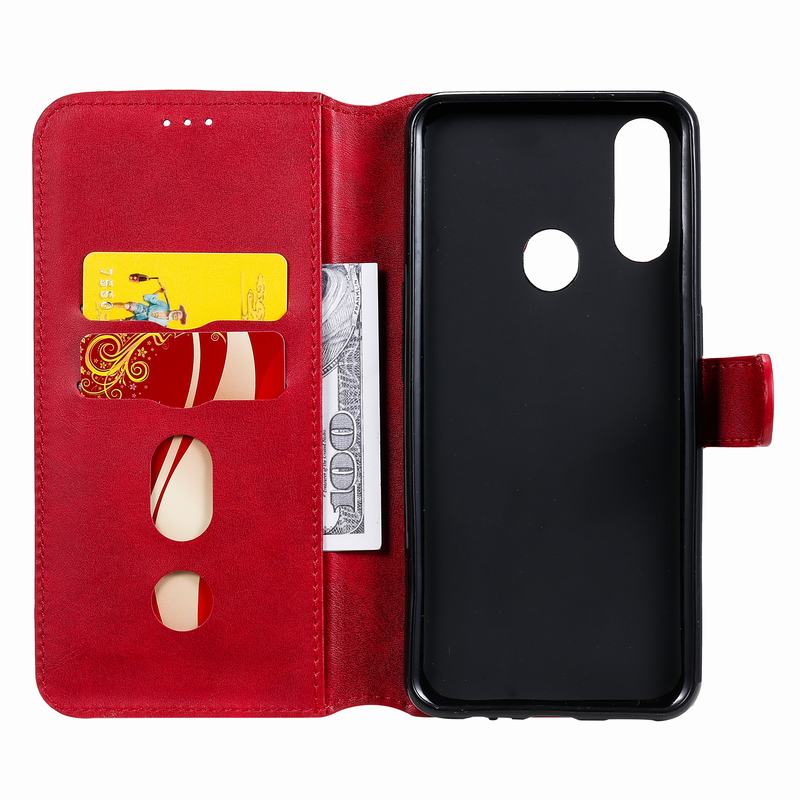 เคส OPPO A31 2020 #เคสฝาพับหนัง PU #เคสฝาพับแบบกระเป๋าสตางค์ Classic Wallet Leather Stand Phone Cover