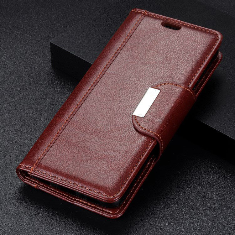 Case realme 8 (5G)#เคสฝาพับหนัง PU แบบกระเป๋าสตางค์ Textured PU Leather Wallet