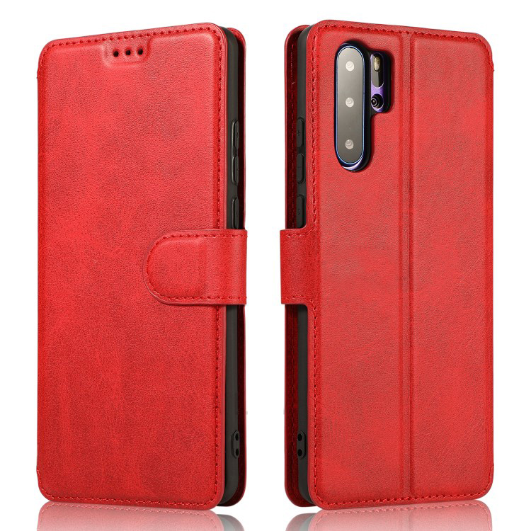 Case Huawei P30 Pro #เคสฝาพับ PU Leather + TPU Wallet Style Protection