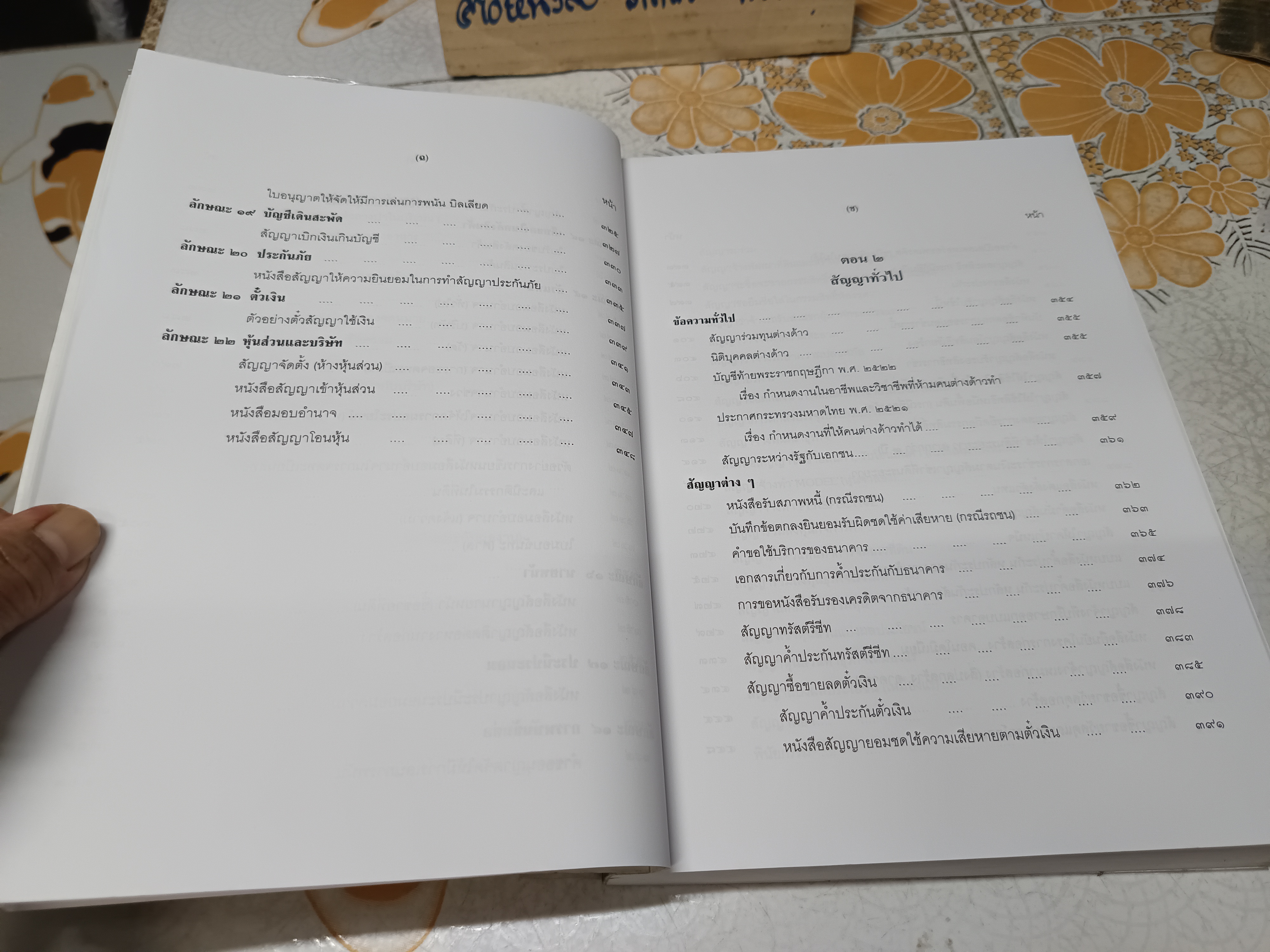 สัญญาทางธุรกิจ ฉบับรวมเล่ม 1-2 รวบรวมโดย หม่อมหลวงสุพร อิศรเสนา พิมพ์ปีพ.ศ 2550 **สินค้าหมด**